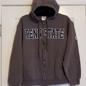 Penn State Zip Up Hooded Sweatshirt Size Medium